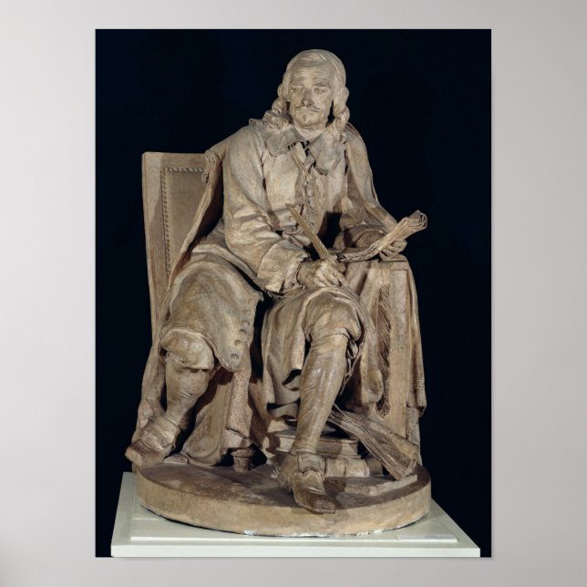 Pôster Pierre Corneille Seated (Frente)