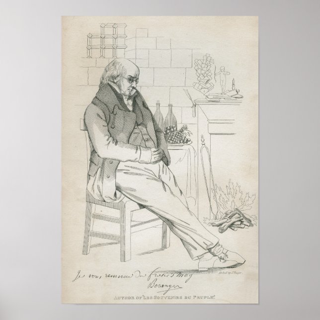 Poster Pierre-Jean de Beranger (Frente)