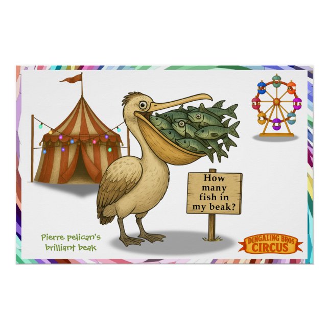 Pôster Pierre pelican's brilliant beak (Frente)