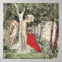 Pierre Puvis de Chavannes Bathers Modernista