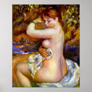 Pôster Pierre Renoir - após o banho