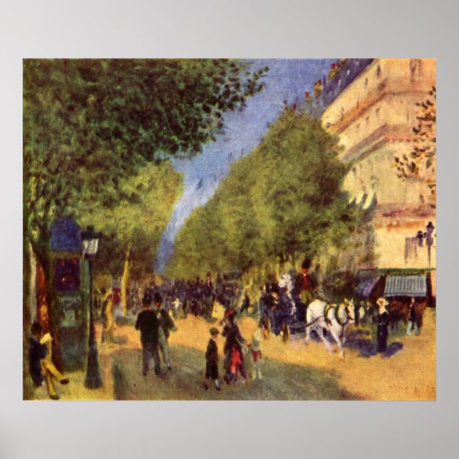 Poster Pierre Renoir - As grandes avenidas (Frente)