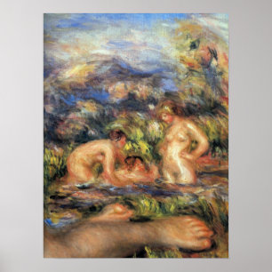 Pôster Pierre Renoir - bathers (detalhe)