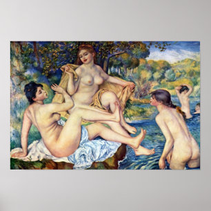 Pôster Pierre Renoir - grandes Bathers