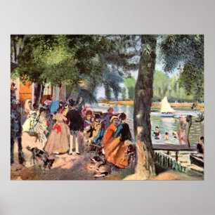 Pôster Pierre Renoir - La Grenouillere