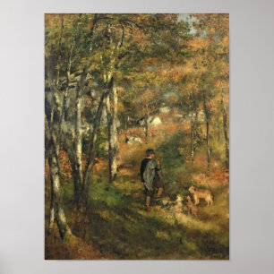 Poster Pierre um Renoir   Jules Le Coeur na floresta