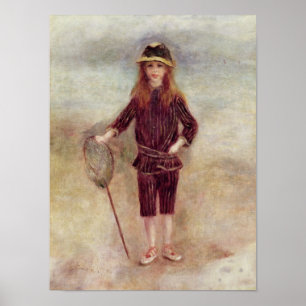 Poster Pierre um Renoir o Fisherwoman pequeno