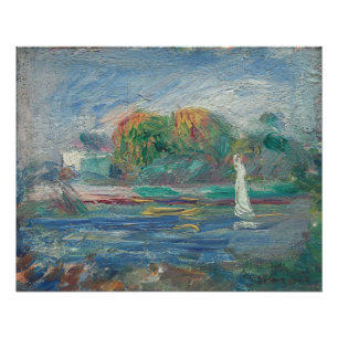Pôster Pierre um Renoir   o rio azul