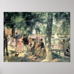 Poster Pierre um Renoir   que banham-se no Seine