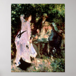 Poster Pierre um Renoir sob as árvores, de la Galette