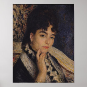 Pôster Pierre um retrato de Renoir da Sra. Alphonse