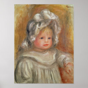 Poster Pierre um retrato de Renoir de uma criança