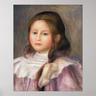 Pôster Pierre um retrato de Renoir de uma criança 2