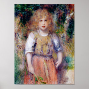 Pôster Pierre uma menina aciganada de Renoir  