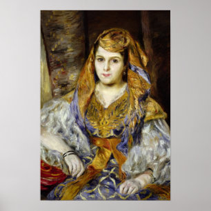 Poster Pierre uma Sra. C. Stora de Renoir no vestido