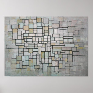 Poster PIET MONDRIAAN - Composição No.11 1913