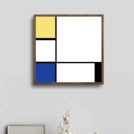 Poster Piet Mondrian - Abstrato Geométrico de Composição