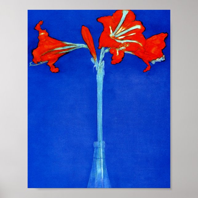 Poster Piet Mondrian Amaryllis (Frente)