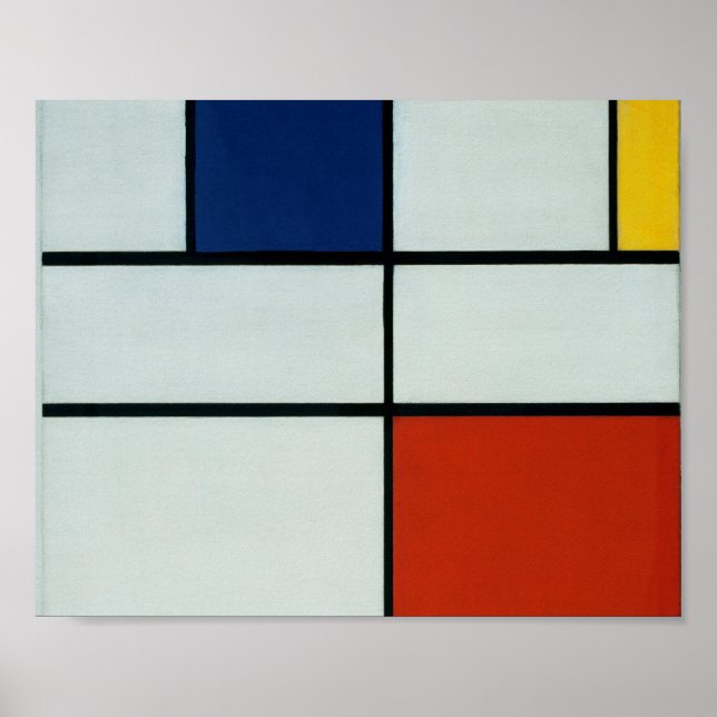 Poster Piet Mondrian Modern Art (Frente)