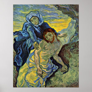 Poster Pieta (após Delacroix) apresentada por Vincent Wil