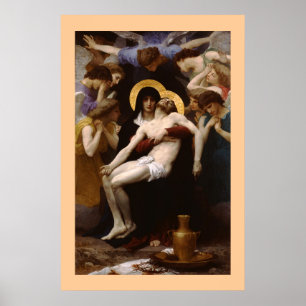 Poster Pieta de Bouguereau