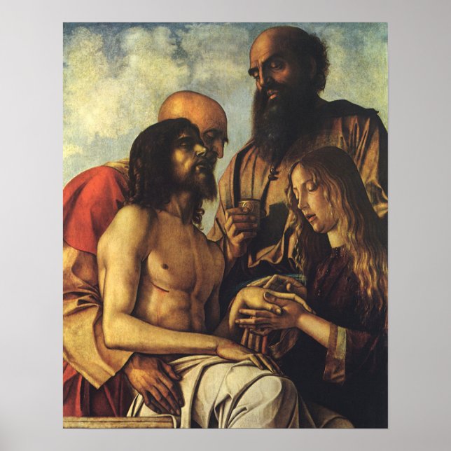 Poster Pieta de Giovanni Bellini, Renascença de Belas Art (Frente)