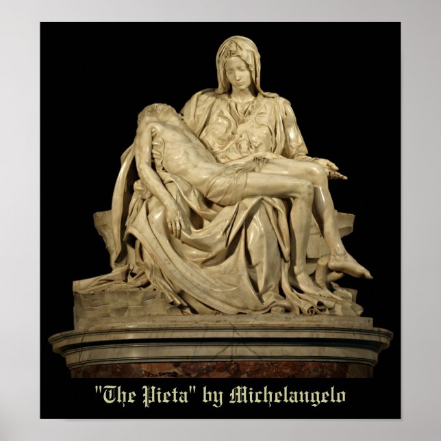 Poster Pieta de Michelangelo (Frente)