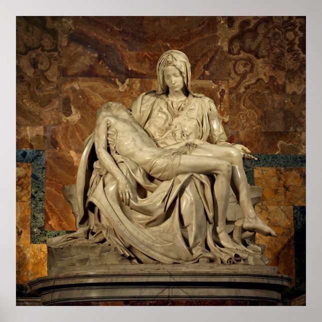Poster Pieta de Michelangelo (Frente)