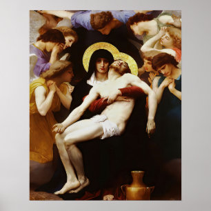 Poster Pieta Jesus Crucifixion Lamentando Virgem Maria 02