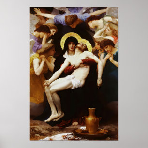 Poster Pieta Jesus Crucifixion Lamentando Virgem Maria 02