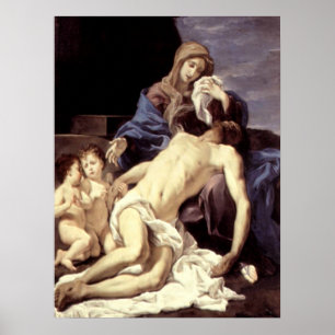 Poster Pieta - Lamentação do Cristo - Baciccio