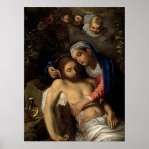 Poster Pietà (Maria e Jesus) (por Adam Elsheimer)