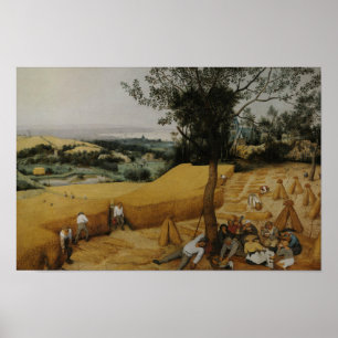 Pôster Pieter Bruegel a pessoa idosa - as ceifeira