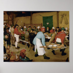 Pôster Pieter Bruegel a pessoa idosa - casamento do