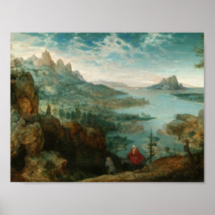 Pôster Pieter Bruegel - ajardine com vôo em Egipto