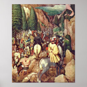 Pôster Pieter Bruegel Elder - Conversion of Saint Paul