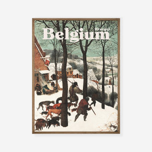 Poster Pieter Bruegel Elder Hunters in the Snow 1565 Art 