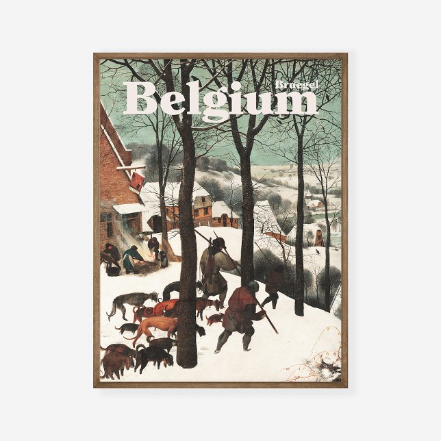 Poster Pieter Bruegel Elder Hunters in the Snow 1565 Art  (Criador carregado)