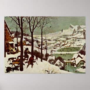 Pôster Pieter Bruegel Elder - The Hunters in the Snow