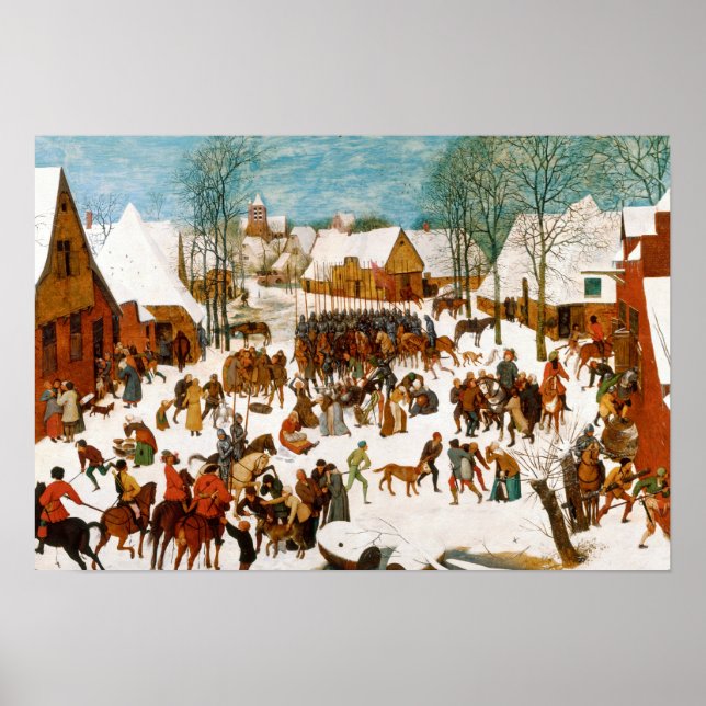 Poster Pieter Bruegel, o Massacre dos Idosos (Frente)