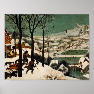 Poster Pieter Bruegel, O Velho - Caçadores Na Neve