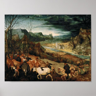 Pôster Pieter Bruegel, o Velho - O Retorno do Herde