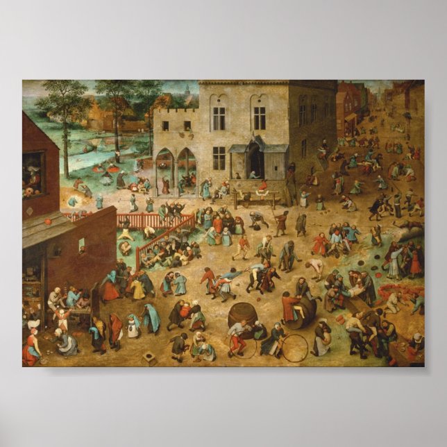 Poster Pieter Bruegel The Elder  Children’s Games  (Frente)