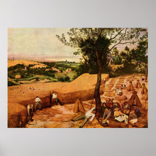 Pôster Pieter Bruegel's The Harvesters (1565)