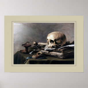 Poster Pieter Claesz, ainda vida