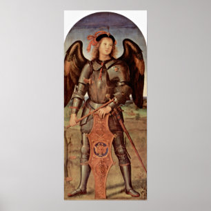 Poster Pietro Perugino - arcanjo Michael