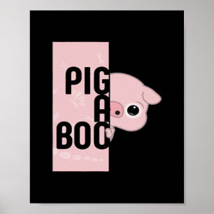 Poster Pig A Boo