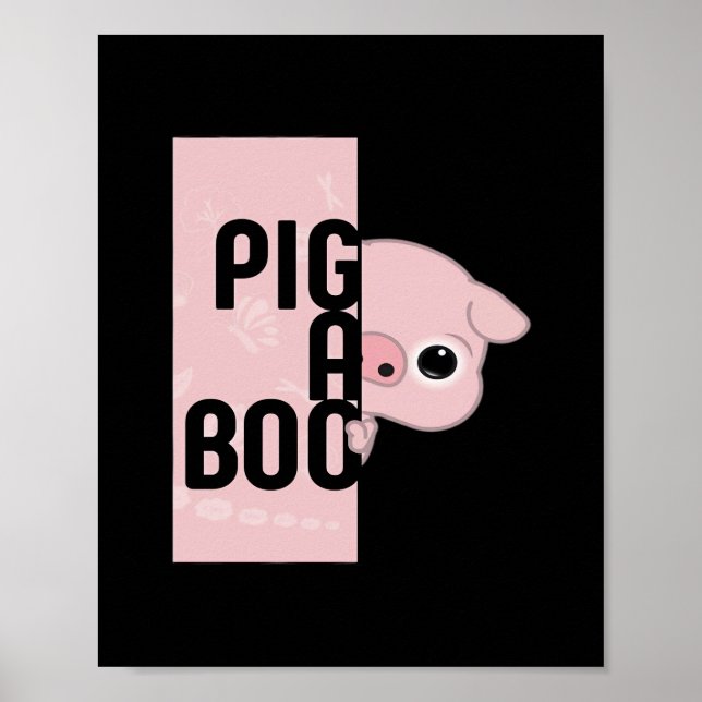 Poster Pig A Boo (Frente)