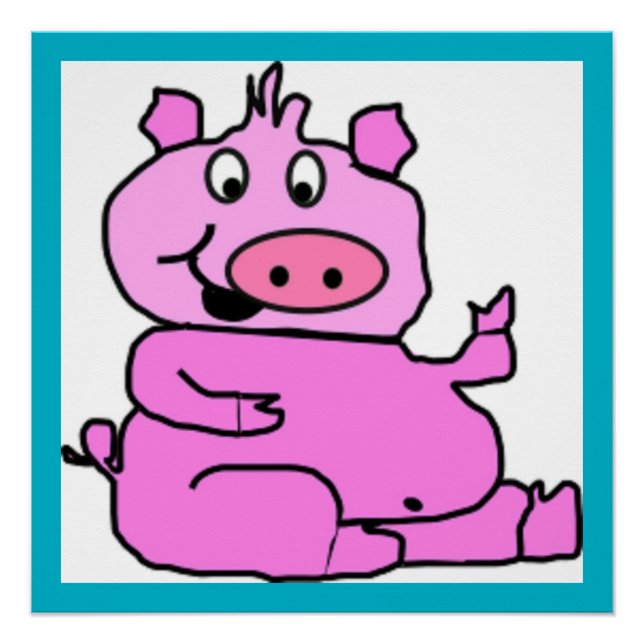 Pôster PIGGY bobo (Frente)