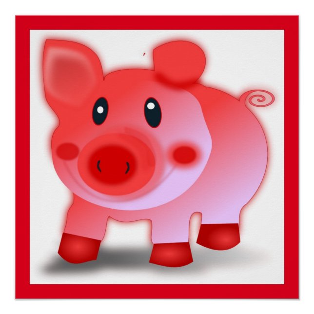 PÔSTER PIGGY PIGLET (Frente)